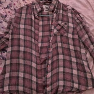 Pink Flannel Top